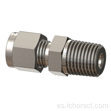 Conector de ajuste de tubo de rosca cónica ISO/BSPT